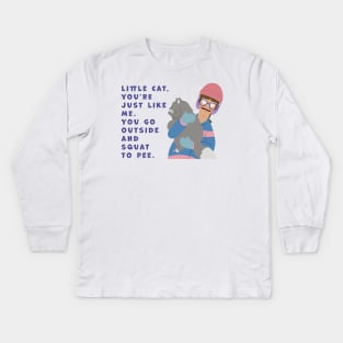 Aunt Gayle Quote Kids Long Sleeve T-Shirt